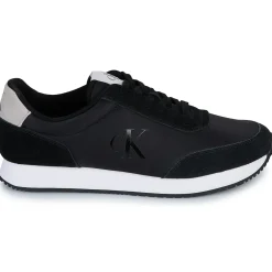 Baskets Mode^Calvin Klein Jeans - RETRO RUNNER ICONIC SNK Noir