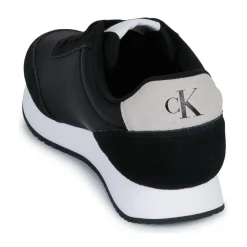 Baskets Mode^Calvin Klein Jeans - RETRO RUNNER ICONIC SNK Noir