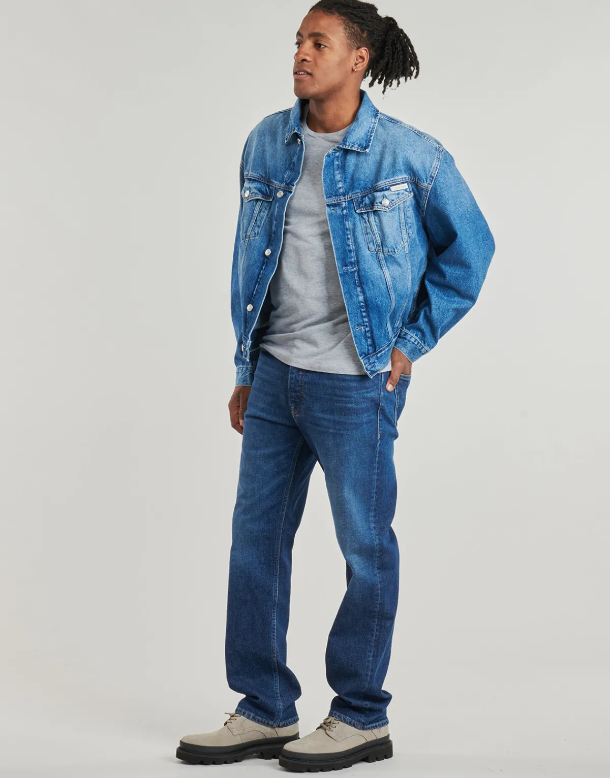 Jeans^Calvin Klein Jeans - STANDARD STRAIGHT Marine