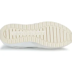 Baskets Mode^Calvin Klein Jeans - TOOTHY RUNNER IRREGULARLINES Blanc