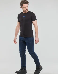 T-shirts & Polos^Calvin Klein Jeans - TRANSPARENT STRIPE LOGO TEE Noir