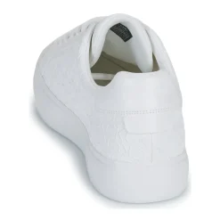 Baskets Mode^Calvin Klein Jeans - VULC LACE UP MONO PU Blanc