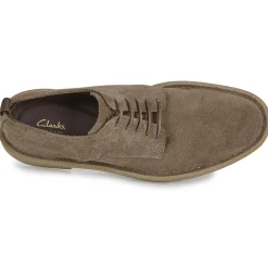 Derbies & Richelieu^Clarks - MARTOCK LACE Marron