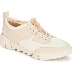 Baskets Mode^Clarks - Tri Spirit WhiteCombi