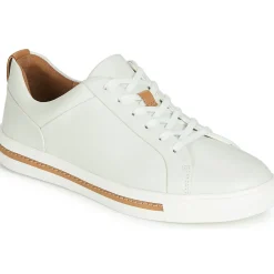 Baskets Mode^Clarks - UN MAUI LACE Blanc