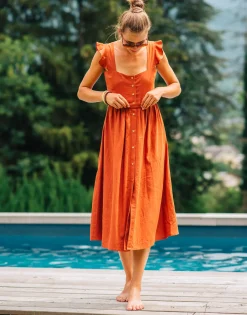 Robes^Céleste - ROMANE Terracotta