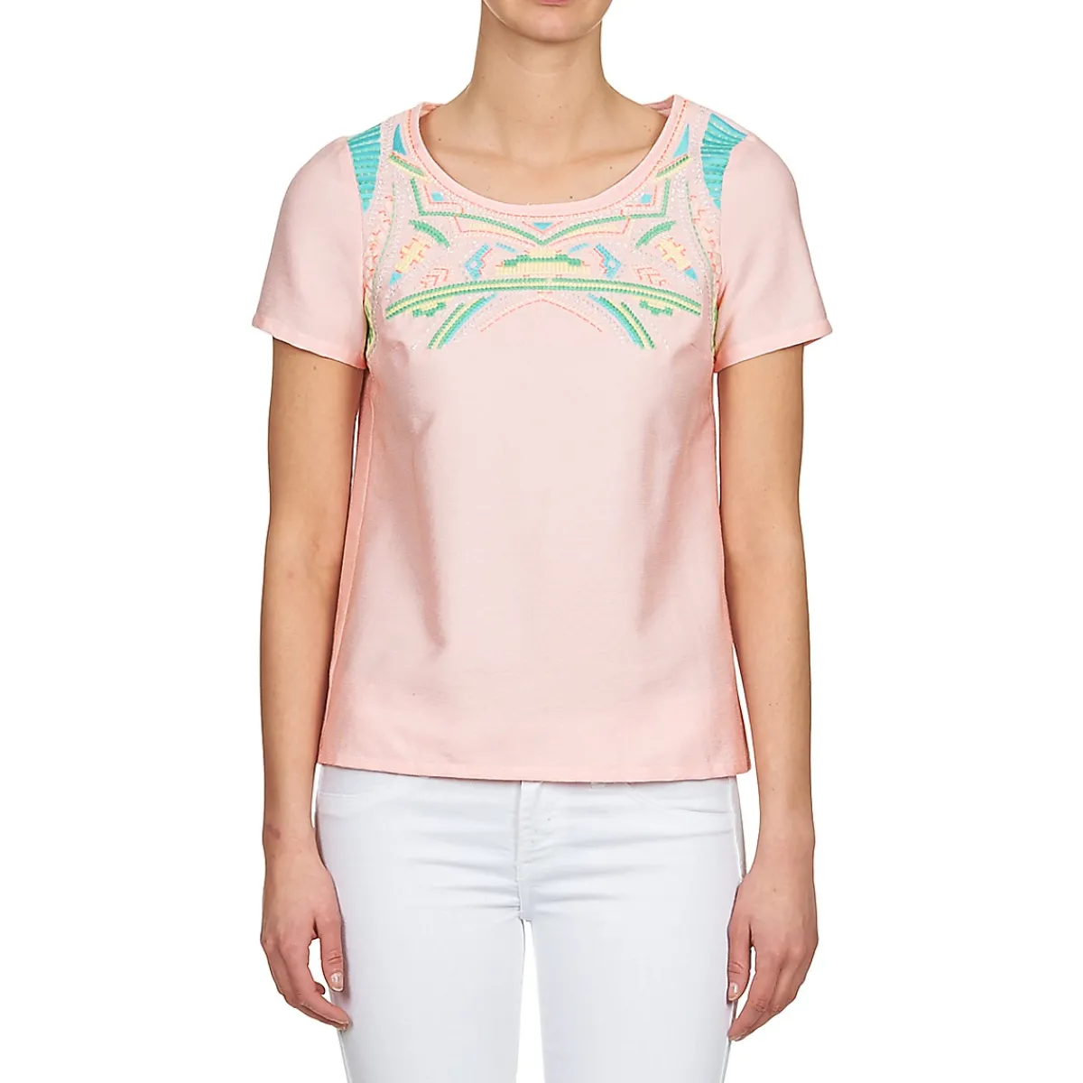 Tops / Blouses^Color Block - ADRIANA Rose