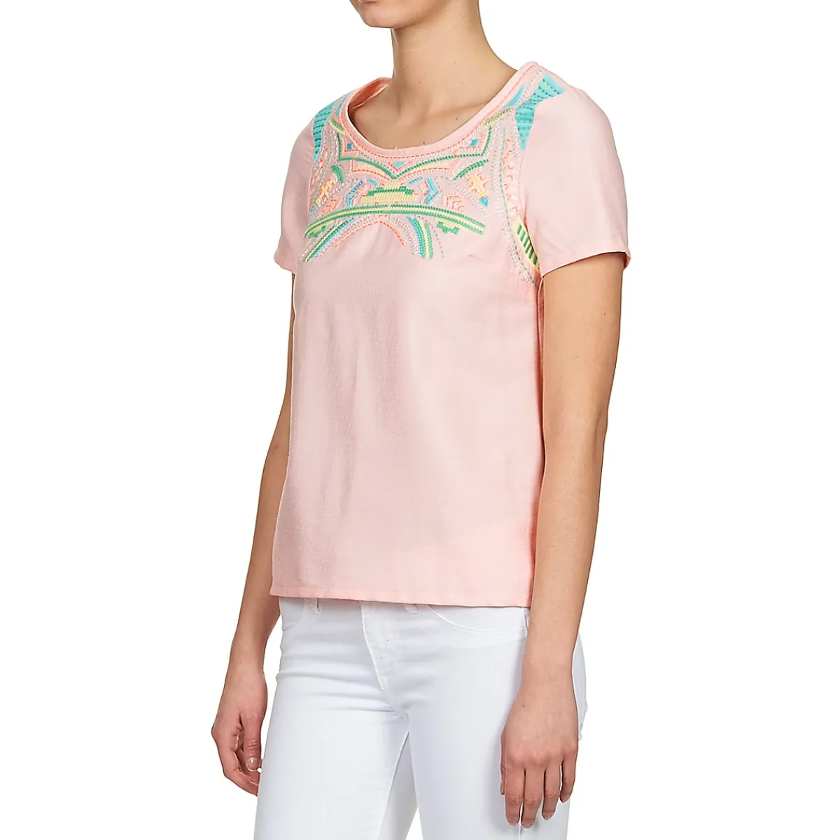 Tops / Blouses^Color Block - ADRIANA Rose