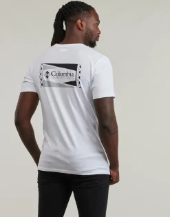 T-shirts & Polos^Columbia - North Cascades Short Sleeve Tee Blanc