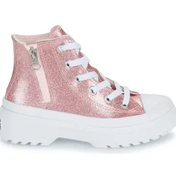 Baskets Mode^Converse - CHUCK TAYLOR ALL STAR LUGGED GLITTER Rose