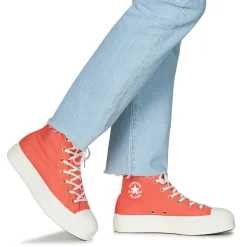 Baskets Mode^Converse - CHUCK TAYLOR ALL STAR LIFT Orange