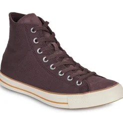 Baskets Mode^Converse - CHUCK TAYLOR ALL STAR CANVAS & LEATHER Marron