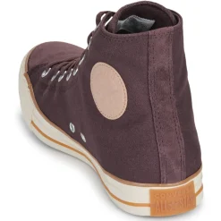 Baskets Mode^Converse - CHUCK TAYLOR ALL STAR CANVAS & LEATHER Marron