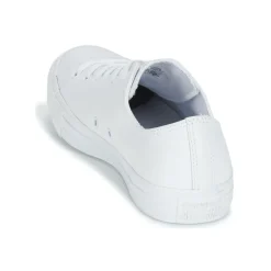 Baskets Mode^Converse - CHUCK TAYLOR ALL STAR LEATHER OX Blanc