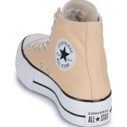 Baskets Mode^Converse - CHUCK TAYLOR ALL STAR LIFT PLATFORM Beige