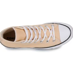 Baskets Mode^Converse - CHUCK TAYLOR ALL STAR LIFT PLATFORM Beige
