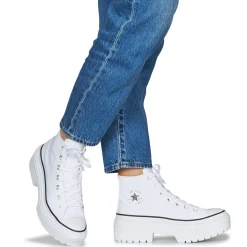 Baskets Mode^Converse - CHUCK TAYLOR ALL STAR LUGGED HEEL PLATFORM Blanc
