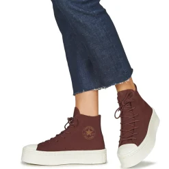 Baskets Mode^Converse - CHUCK TAYLOR ALL STAR MODERN LIFT WINTER Bordeaux