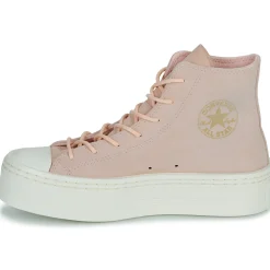 Baskets Mode^Converse - CHUCK TAYLOR ALL STAR MODERN LIFT PLATFORM MONO SUEDE Rose