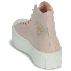 Baskets Mode^Converse - CHUCK TAYLOR ALL STAR MODERN LIFT PLATFORM MONO SUEDE Rose