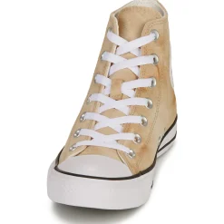 Baskets Mode^Converse - CHUCK TAYLOR ALL STAR SUN WASHED TEXTILE-NAUTICAL MENSWEAR Marron