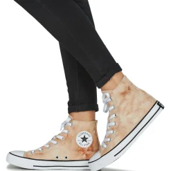 Baskets Mode^Converse - CHUCK TAYLOR ALL STAR SUN WASHED TEXTILE-NAUTICAL MENSWEAR Marron