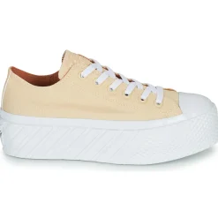 Baskets Mode^Converse - CHUCK TAYLOR ALL STAR LIFT 2X HYBRID SHINE OX Jaune