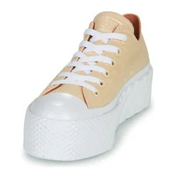 Baskets Mode^Converse - CHUCK TAYLOR ALL STAR LIFT 2X HYBRID SHINE OX Jaune