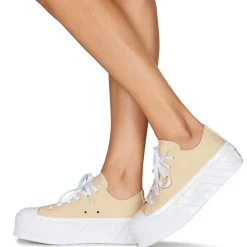 Baskets Mode^Converse - CHUCK TAYLOR ALL STAR LIFT 2X HYBRID SHINE OX Jaune