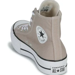 Baskets Mode^Converse - CHUCK TAYLOR ALL STAR LIFT PLATFORM SEASONAL COLOR Beige