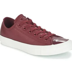 Baskets Mode^Converse - CHUCK TAYLOR ALL STAR LEATHER OX Bordeaux