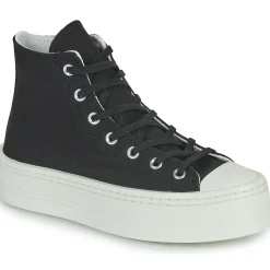 Baskets Mode^Converse - CHUCK TAYLOR ALL STAR MODERN LIFT PLATFORM CANVAS Noir