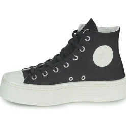 Baskets Mode^Converse - CHUCK TAYLOR ALL STAR MODERN LIFT PLATFORM CANVAS Noir