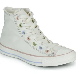 Baskets Mode^Converse - CHUCK TAYLOR ALL STAR MIXED MATERIAL Ecru
