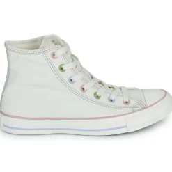 Baskets Mode^Converse - CHUCK TAYLOR ALL STAR MIXED MATERIAL Ecru
