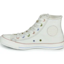 Baskets Mode^Converse - CHUCK TAYLOR ALL STAR MIXED MATERIAL Ecru
