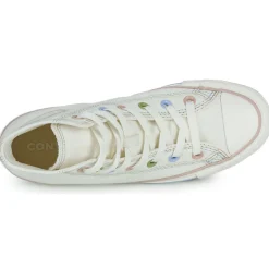 Baskets Mode^Converse - CHUCK TAYLOR ALL STAR MIXED MATERIAL Ecru