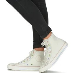 Baskets Mode^Converse - CHUCK TAYLOR ALL STAR MIXED MATERIAL Ecru