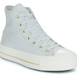 Baskets Mode^Converse - CHUCK TAYLOR ALL STAR LIFT PLATFORM TAILORED LINES Bleu