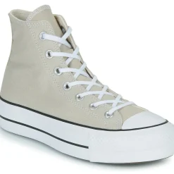 Baskets Mode^Converse - Chuck Taylor All Star Lift Canvas Seasonal Color Beige