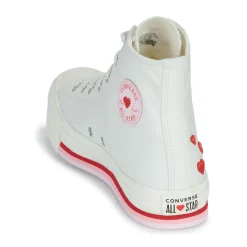 Baskets Mode^Converse - CHUCK TAYLOR ALL STAR EVA LIFT Blanc