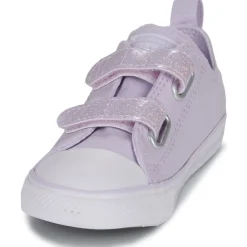 Baskets Mode^Converse - CHUCK TAYLOR ALL STAR 2V EASY-ON GLITTER OX Violet