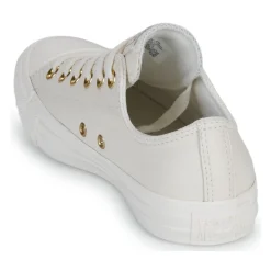 Baskets Mode^Converse - CHUCK TAYLOR ALL STAR GOLD Blanc
