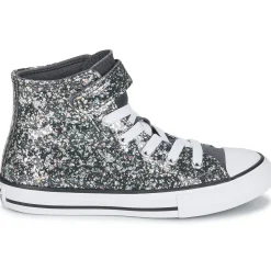Baskets Mode^Converse - CHUCK TAYLOR ALL STAR GLITTER EASY-ON Noir