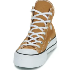 Baskets Mode^Converse - CHUCK TAYLOR ALL STAR LIFT Beige