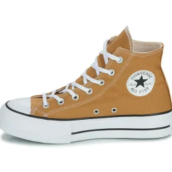 Baskets Mode^Converse - CHUCK TAYLOR ALL STAR LIFT Beige