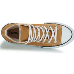 Baskets Mode^Converse - CHUCK TAYLOR ALL STAR LIFT Beige