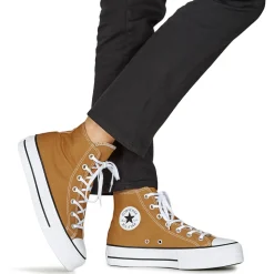 Baskets Mode^Converse - CHUCK TAYLOR ALL STAR LIFT Beige