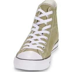 Baskets Mode^Converse - CHUCK TAYLOR ALL STAR CANVAS & JACQUARD Vert