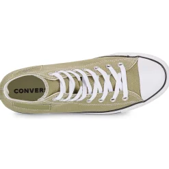 Baskets Mode^Converse - CHUCK TAYLOR ALL STAR CANVAS & JACQUARD Vert